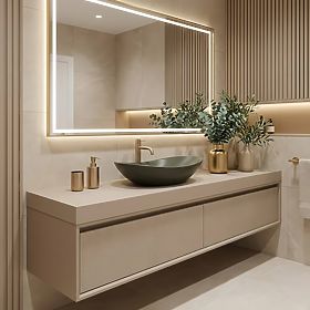 Nadčasové umývadlo Rea Royal Olive Matt