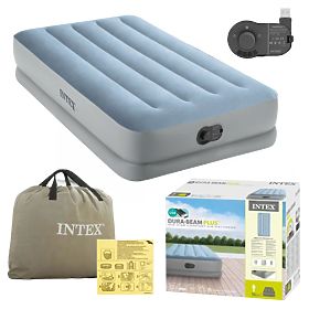 Nafukovací matrac pre jednu osobu 191x99x36 cm s vstavanou elektrickou USB pumpou posteľ INTEX 641, INTEX