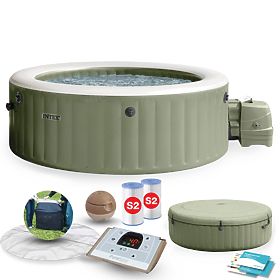 Nafukovací SPA bazén s hydromasážou pre 6 osôb 216x71 cm prémiové príslušenstvo INTEX 28428NP, INTEX