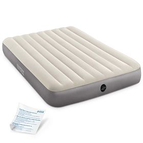 Nafukovací velúrový matrac 203x152 cm Intex 64103, INTEX
