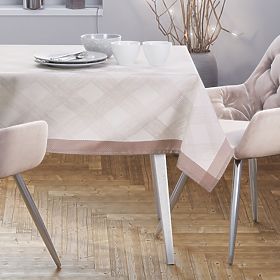 Obrus MILLUZA krémová metalizovaná klasický motív 140x300 ameliahome