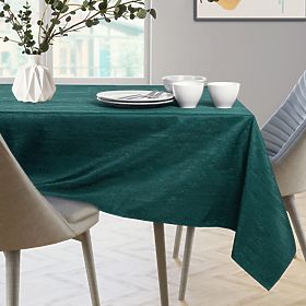 Obrus VESTA farba fľaškovozelená s moderným vytlačeným motívom 30x140 ameliahome