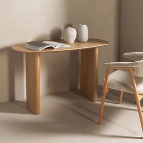 Písací stôl/konzola Oriento 120 cm, prírodná dubová dyha