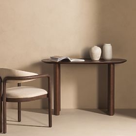 Písací stôl/konzola Oriento 120 cm, tmavý dub