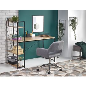 Písací stôl NARVIK B1 - dub sonoma/čierny, Halmar