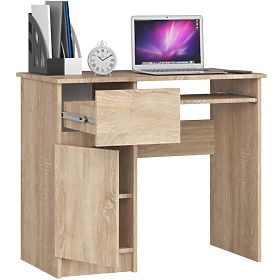 POČÍTAČOVÝ STÔL 90 cm PIXEL ĽAVÝ PK SONOMA