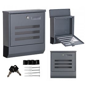 Poštová schránka na listy a noviny z nehrdzavejúcej ocele, MODERNHOME