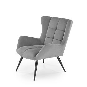 Relaxačné kreslo BYRON - šedé, Halmar