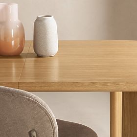 Rozkladací stôl Marbella 160-200 cm, obdĺžnikový, prírodný, lectus