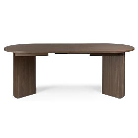 Rozkladací stôl Mou 140-200 cm, Orech lincoln, oválna doska