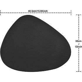 Sada 8 podložiek na stôl TRIVAL BLACK