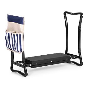 Skladací kľačadlo - stolička na prácu v záhrade 2v1 - modrá, MultiGarden