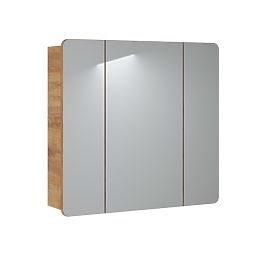 Skrinka so zrkadlom 80 cm 3 dvere