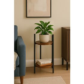 Stojan na kvety stojaci stojan na kvety dekorácia 2 úrovne loft ModernHome