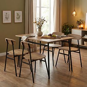 Súprava nábytku do jedálne kuchyne stôl + 4 stoličky OSLO ModernHome