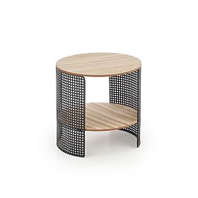 TRAFICA konferenčný stolík prírodný/čierny