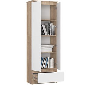 UZAVRETÝ REGÁL R60 2D 1SZ CLP PK DUB SONOMA / BIELA
