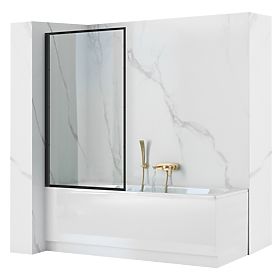 Vaňová zástena Rea Lagos Fix Stála 70 Čierna Black