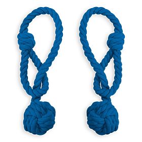 Záclony - doplnky DAUPHIN farba indigo ameliahome