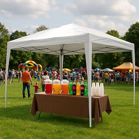 Záhradný pavilónový stan 3x3 m automaticky rozkladacia strecha do záhrady na terasu MultiGarden