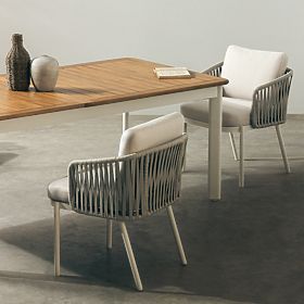 Záhradný set Porticato, rozkladací stôl 211-300 cm + 12 stoličiek, akáciové drevo FSC, teakový vzhľa