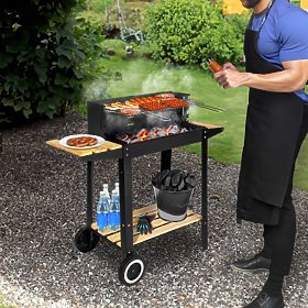 Záhradný uhlový gril PARIL na kolieskach