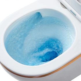 Závesná WC misa Rea Carlo Mini Tornado GOLD EDGE