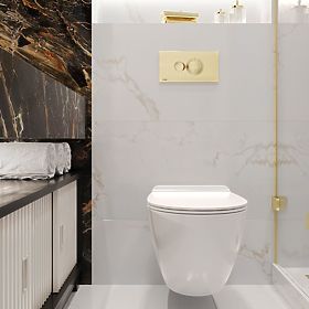 Závesná WC misa Rea Carter N2 Rimless