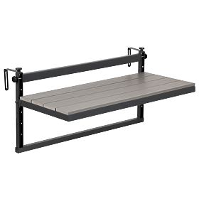 Závesný balkónový stolík AGATTI BIS STONEWOOD